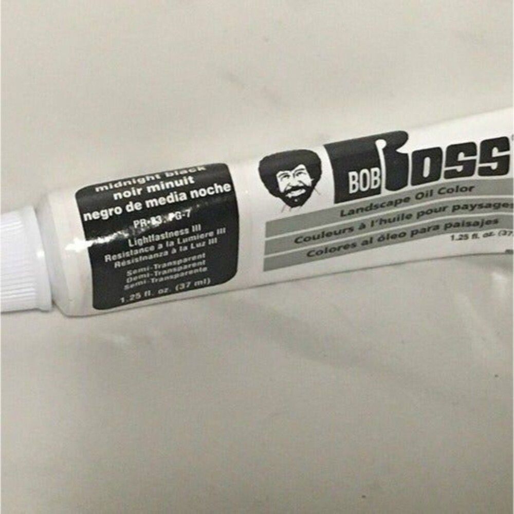 Bob Ross Landscape oil Paint 1.25oz Midnight Black